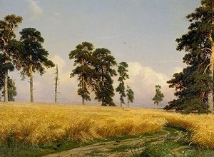 Картина Шишкина "Рожь"