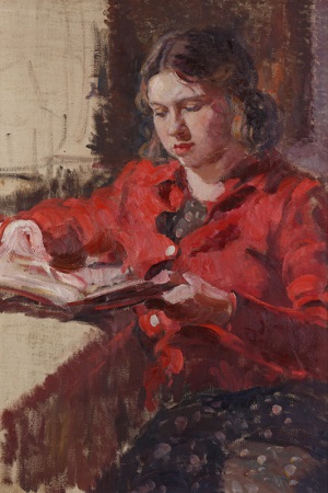 Портрет дочери художника Галины Герасимовой